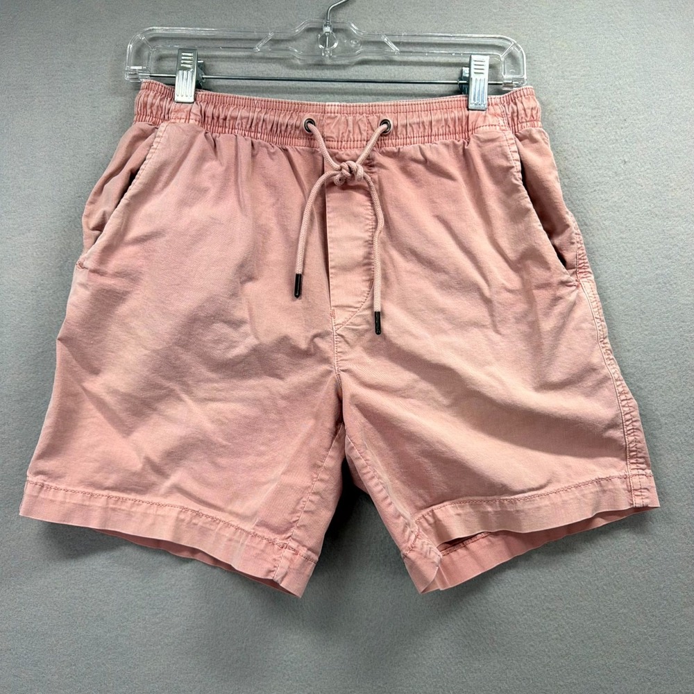 American Eagle Flex Lived In Trekker Shorts Womens XS Pink 6" Faded Drawstring